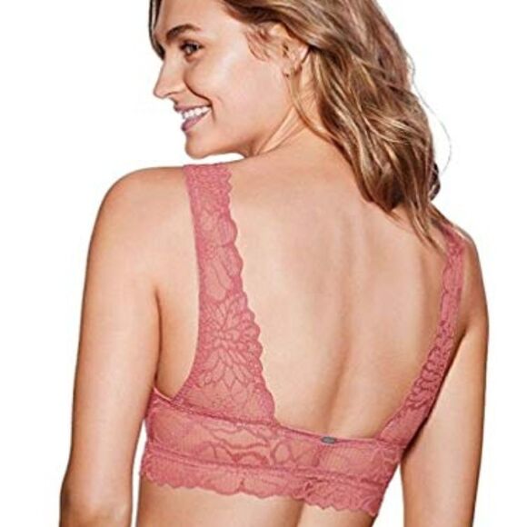 PINK Victoria's Secret Purple Push Up High Neck Bralette - Picture 9 of 9